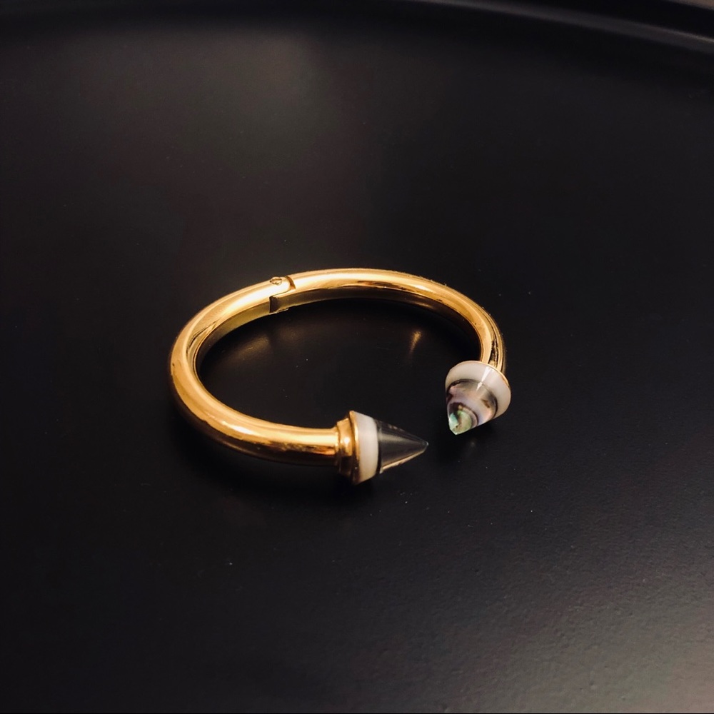 Vita Fede Titan Abalone Stone Bracelet